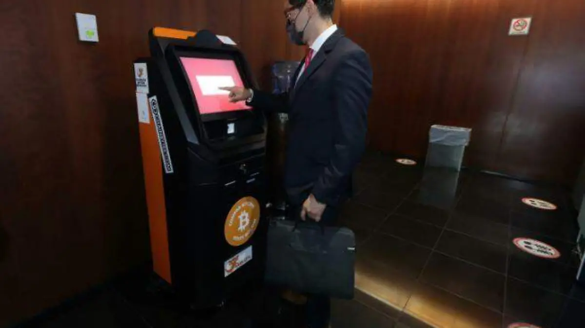 Cajero de bitcoin en el Senado